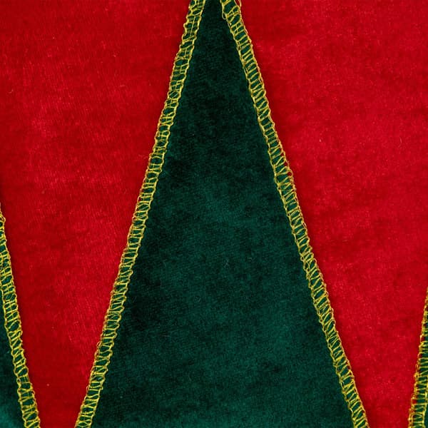 Northlight Seasonal 25in. Red and Green Christmas Tree Collar