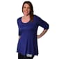 Plus Size 24/7 Comfort Apparel Elbow Sleeve Top - image 9
