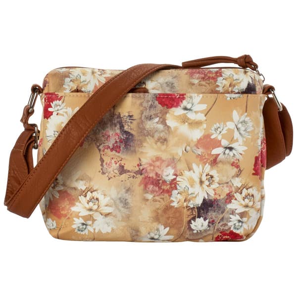 Bueno Grainy Wash Crossbody - Sand/White