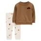 Baby Unisex &#40;NB-24M&#41; Carters&#40;R&#41; Acorn Sweatshirt & Fall Pants Set - image 1