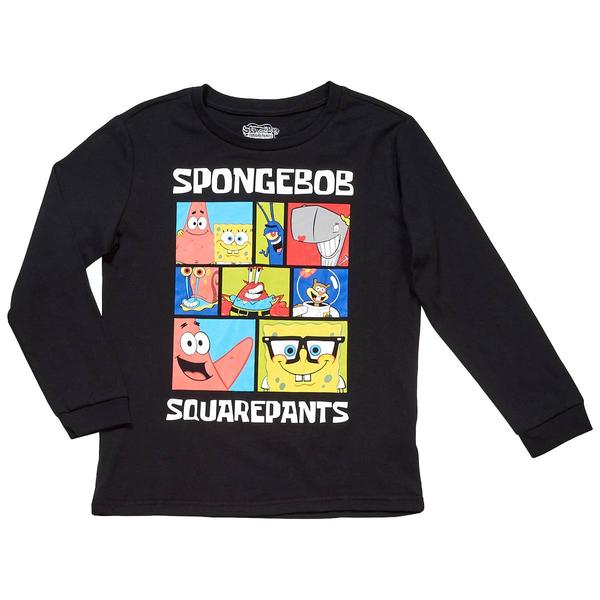 Boys (8-20) Nickelodeon(tm) Spongebob Core Long Sleeve Tee - image 