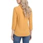 Womens NY Collection 3/4 Sleeve Drawstring Cowl Neck Sweater - image 2