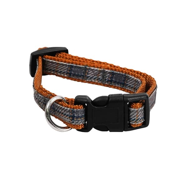 Best Furry Friends Harvest Plaid Pet Collar
