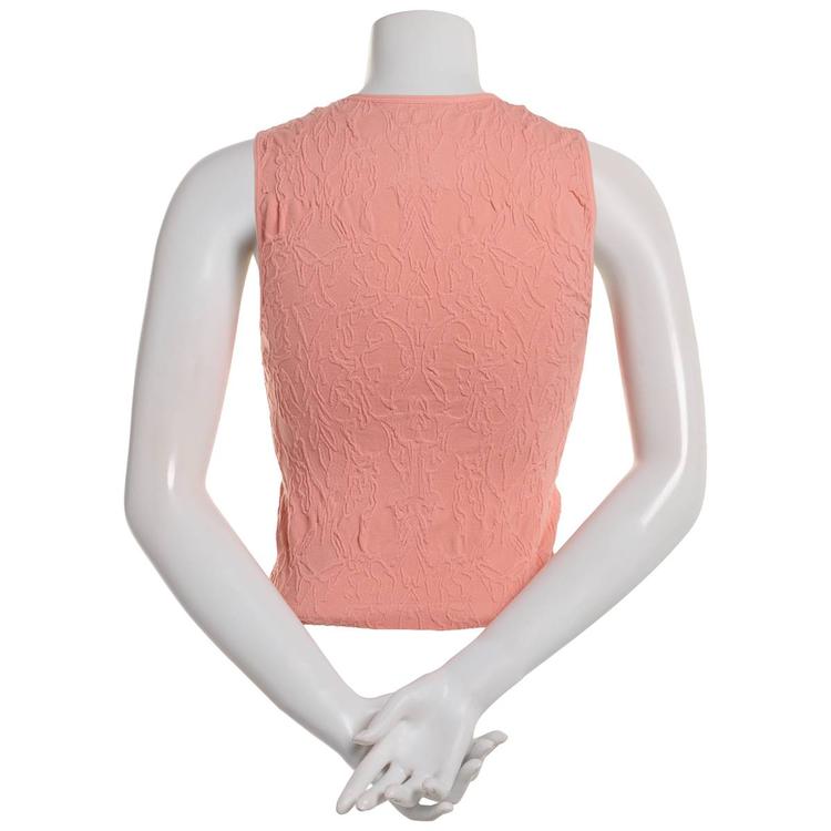 Juniors Wallflower Cassandra Embossed Seamless Tank Top
