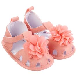 Baby Girl &#40;NB-12M&#41; Gold Bug&#40;R&#41; Closed Toe Pink Sandals