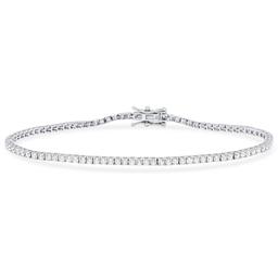 Nova Star(R) Sterling Silver Lab Grown Diamond Bracelet