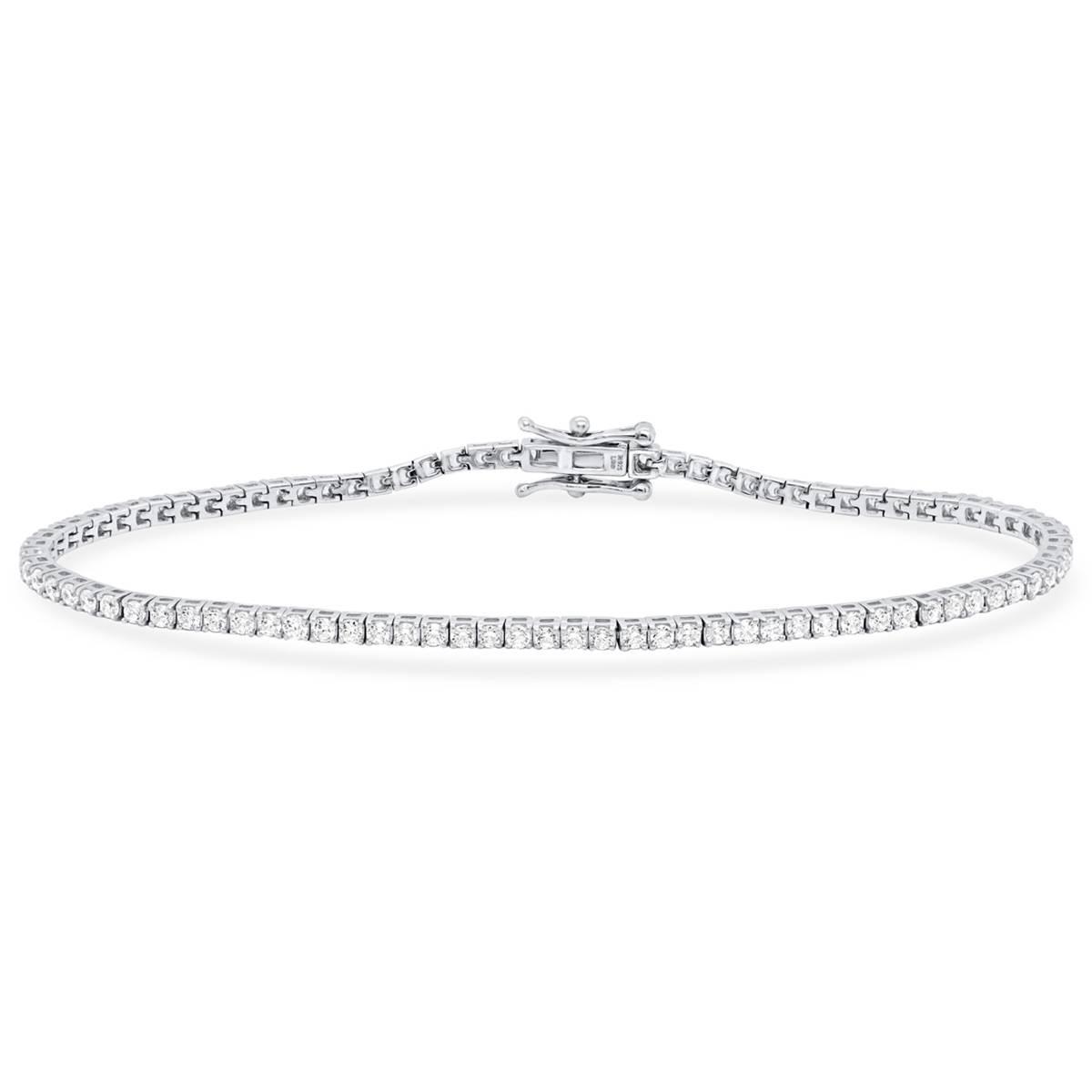Nova Star(R) Sterling Silver Lab Grown Diamond Bracelet
