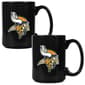 NFL Minnesota Vikings 2pc. Coffee Mug Set - Black - image 1