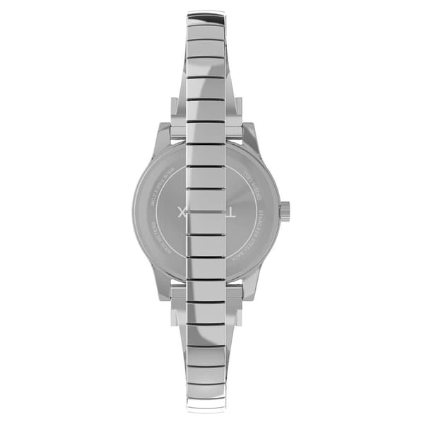 Womens Timex&#174; Main Street Silver-Tone Crystal Watch - TW2W18600JT