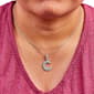 Haus of Brilliance Silver 7/8ctw. Lab Grown Diamond C Pendant - image 4