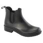 Womens Jodphur Matte Faux Fur Jelly Rain Ankle Boots - image 1
