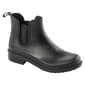 Womens Jodphur Matte Faux Fur Jelly Rain Ankle Boots - image 1