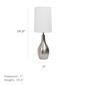 Simple Designs One Light Tear Drop Table Lamp - image 4