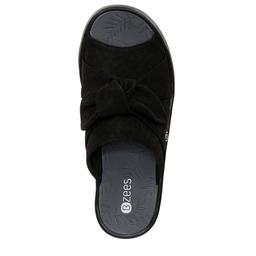 Womens BZees Smile Slide Sandals