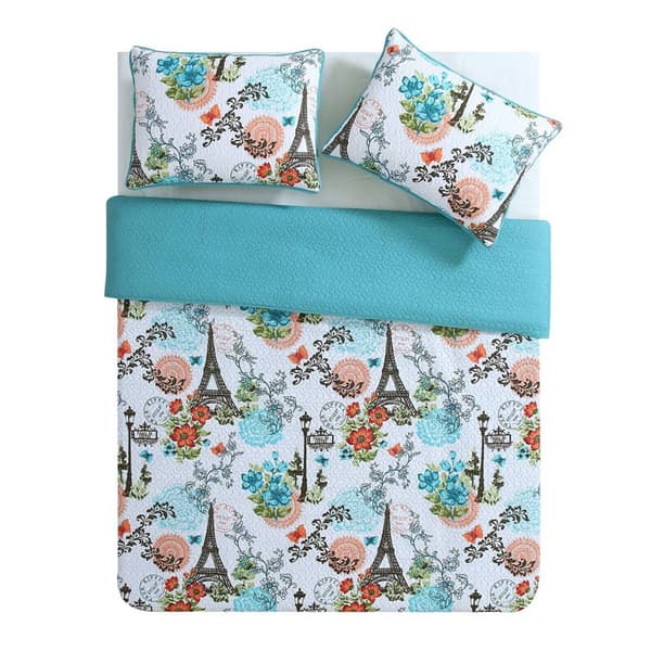 VCNY Home Eiffel Reversible Quilt Set