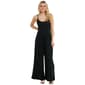 Juniors No Comment V-Waist Wide Leg Jumpsuit - image 1