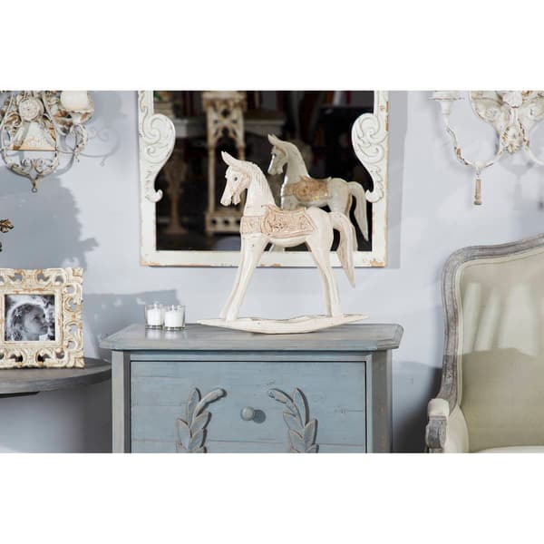 9th & Pike&#174; Wood Horse Vintage Sculpture