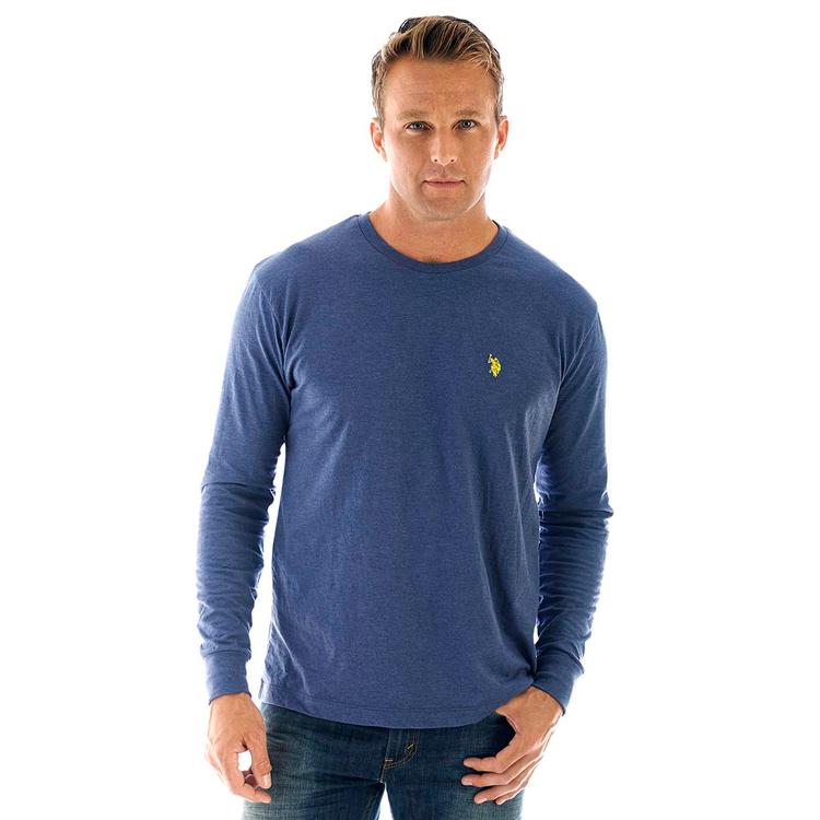 Mens U.S. Polo Assn.(R) Embroidered Logo Long Sleeve Tee