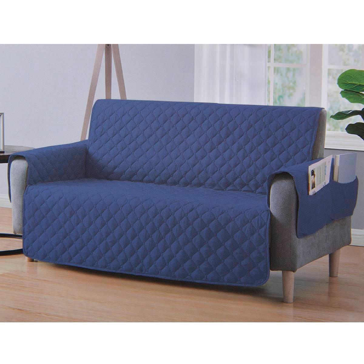 Teflon™ Furniture Loveseat Protector - Denim