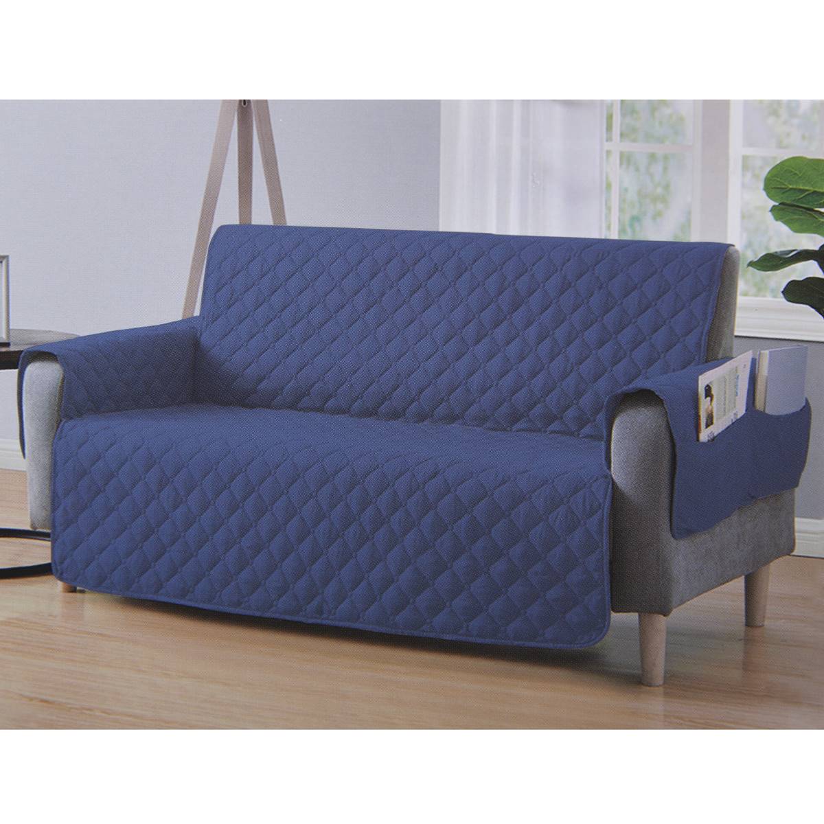Teflon(tm) Furniture Loveseat Protector - Denim