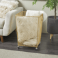 9th & Pike® Modern Gold Metal Storage Cart - image 2