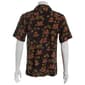 Mens Campia Short Sleeve Tiki Hut Button Down Shirt - Black - image 3