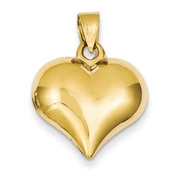 Gold Classics(tm) 14kt. Gold Puffed Heart Pendant