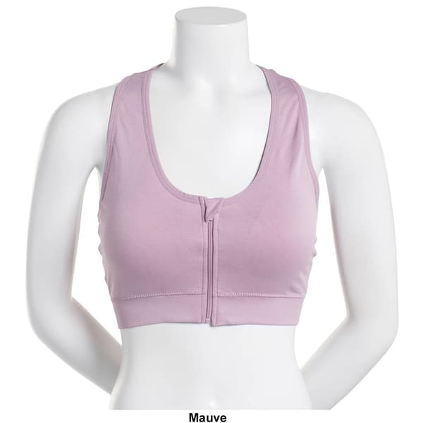 Womens Shadow Sport Seamless Zip Front Sports Bras SSW0189