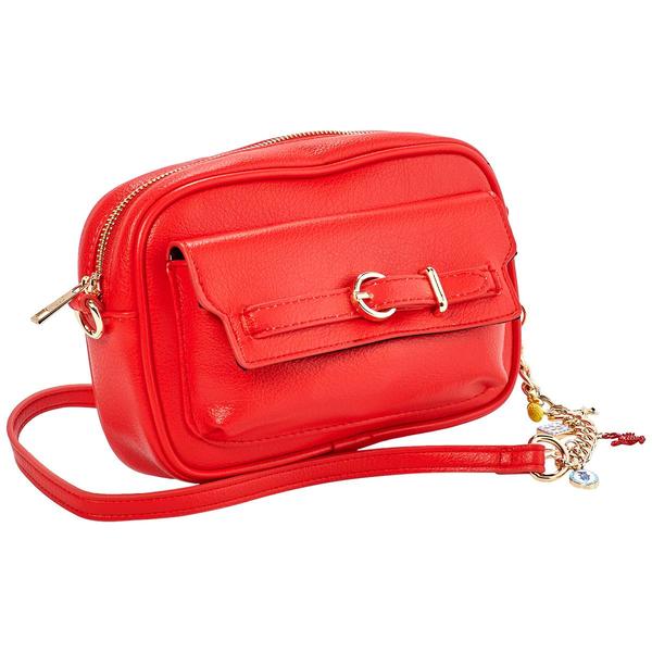 Madden Girl Textured Camera Crossbody