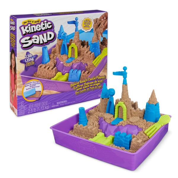 Kinetic Sand Beach Castle Playset - image 