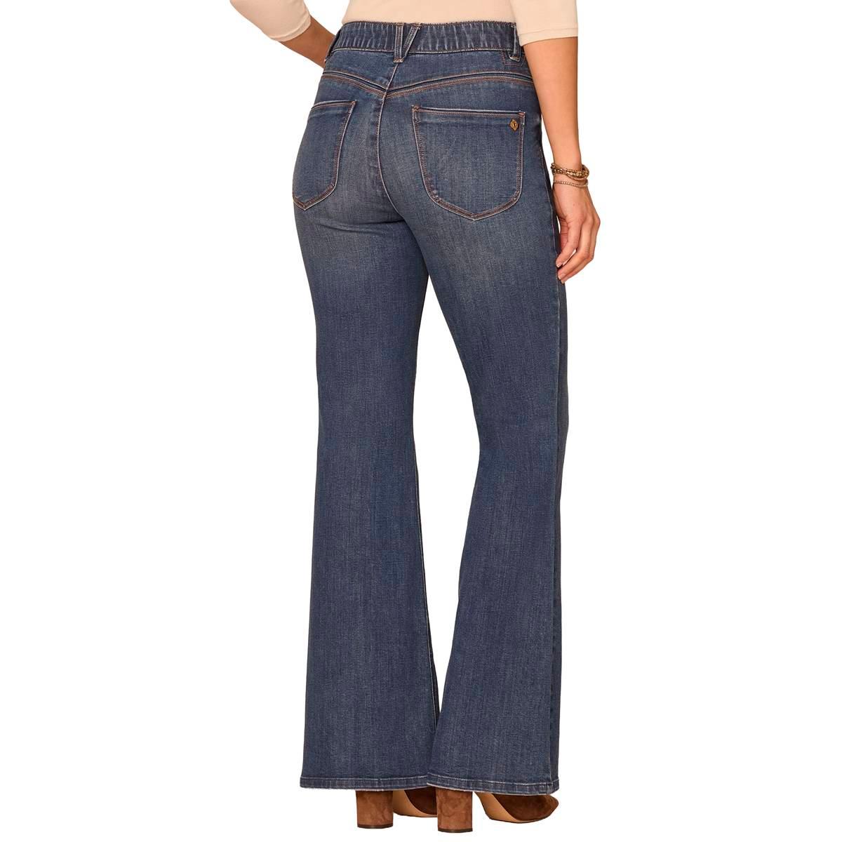Petite Democracy “Ab”solution® High Rise Out There Flare Jeans