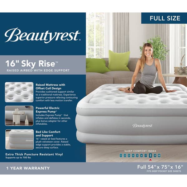 Beautyrest Sky Rise 16in. Full Air Mattress