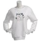 Womens Hasting & Smith Embroidered Meadow Floral Sweatshirt - image 1