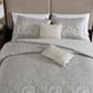 Tahari Home Halston 5pc. Taupe Jacquard Comforter Set - image 2