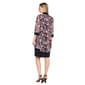 Womens R&M Richards 3/4 Sleeve Geometric Jacket Dress - image 2