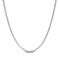 Sterling Silver Mini Popcorn Adjustable 20in. Chain Necklace - image 1