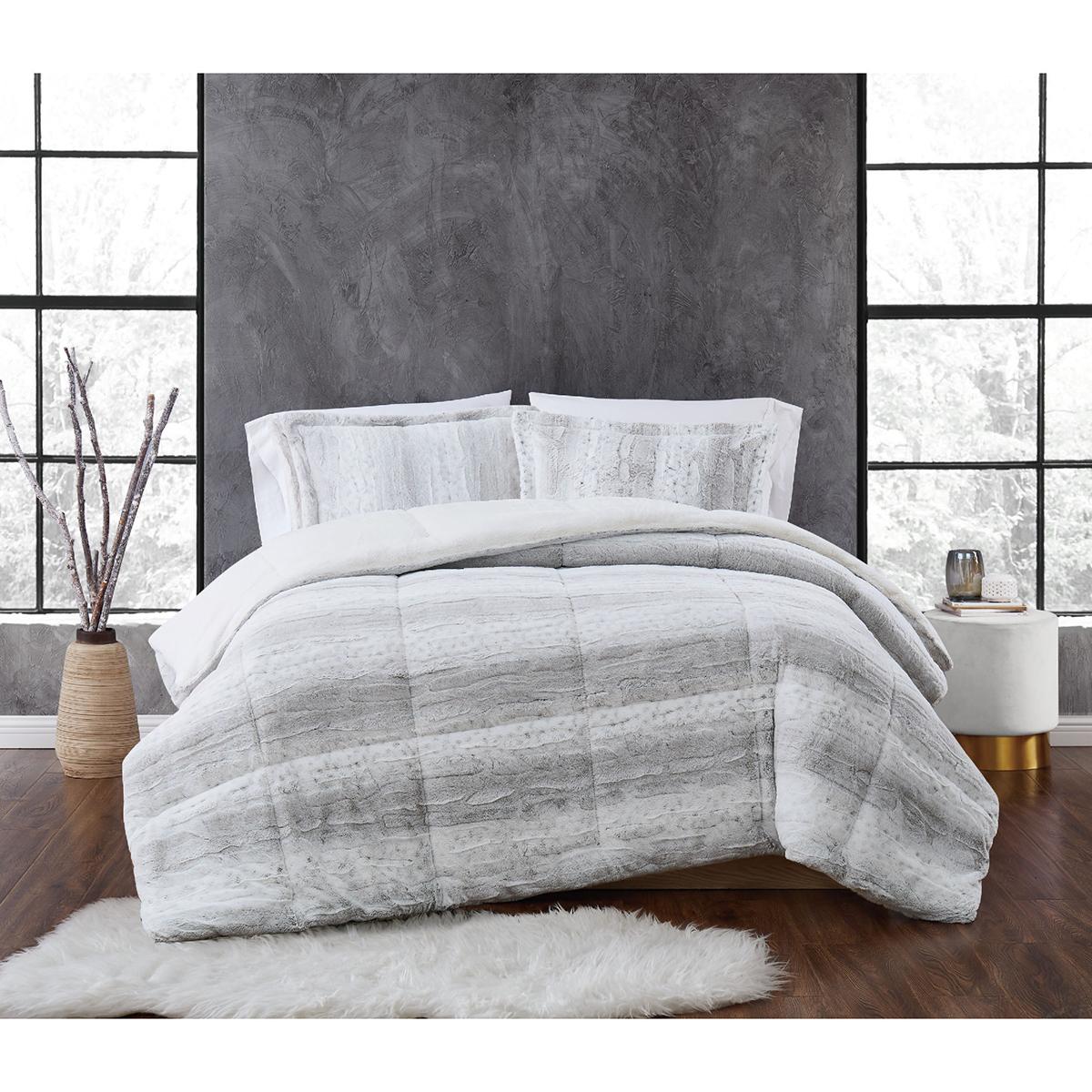 Christian Siriano NY® Snow Leopard Comforter Set
