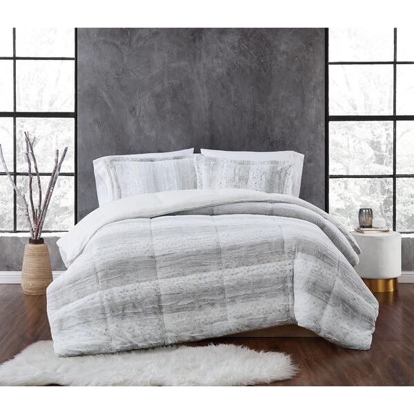 Christian Siriano NY(R) Snow Leopard Comforter Set - image 