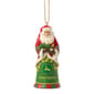 Jim Shore Heartwood Creek Santa w/ Tractor Christmas Ornament - image 1