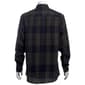 Mens Big & Tall Mountain Ridge Flannel Shirt-Black/Blue/Charcoal - image 3