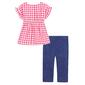 Girls &#40;4-6x&#41; Tommy Hilfiger 2pc. Gingham Top & Capris Set - image 2