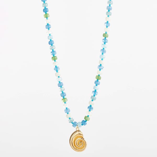 Ashley Cooper(tm) Gold-Tone Shell Pendant Necklace - image 