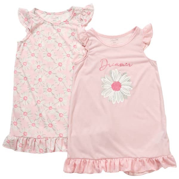 Girls &#40;7-12&#41; Rene Rofe&#40;R&#41; 2pk. Dream Nightgowns - image 