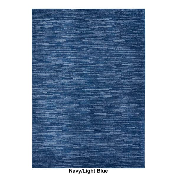 Nourison Essentials Two-Tone Indoor/Outdoor Large Area Rug