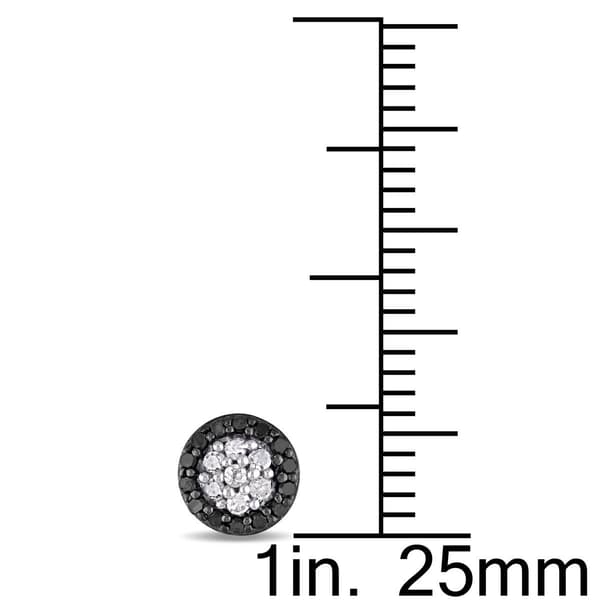 Radiant Rainbow™ 1/4ctw. Diamond Cluster Stud Earrings