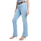 Juniors YMI® Mid Rise Ripped Bootcut Jeans with Western Belt - image 3