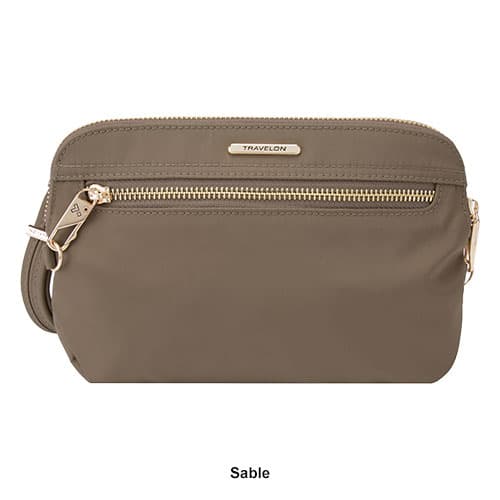 Travelon Tailored Convertible Crossbody Clutch Tote