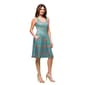 Womens 24/7 Comfort Apparel Sky Blue Fit & Flare Pocket Dress - image 4
