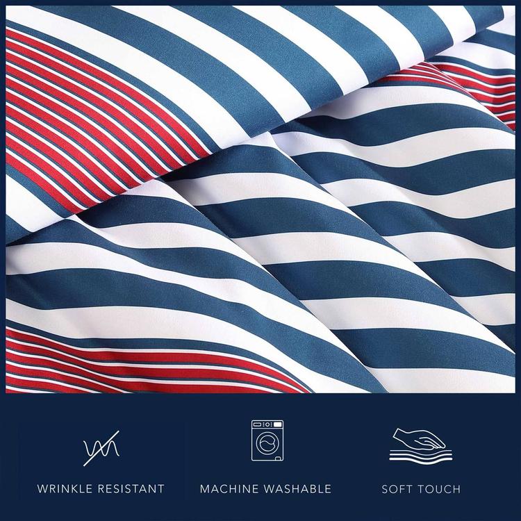 Nautica Kennedy Stripe Microfiber Comforter Set