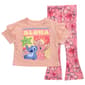 Toddler Girl Disney Aloha Stitch & Angel Tee & Leggings Set - image 1